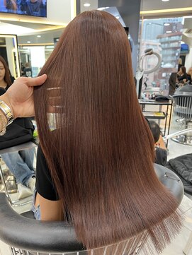 ラピス 渋谷本店(Lapis) ココアピンクブラウン/髪質改善/秋カラー/マロンカラー/韓国風