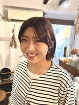 エチカ(ethica) ミニボブ/外はね/暖色カラー