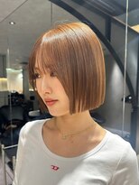 ロンドロゼ 池袋(Lond rose)&nbsp;切りっぱなしボブ×アッシュベージュ