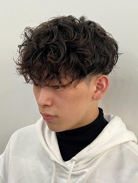 エルマーク 梅田(L-MARK) マッシュ/スパイラル/パーマ/メンズ/ツイスパ/波巻きパーマ
