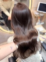 ルームバイシー 新宿(Loom. by Sea) 〇ミディアムレイヤー×ココアブラウン
