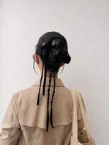 カスミ 霞(KASUMI)&nbsp;カチモリヘア　Tight updo with a sleek finish