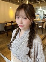 ジーナ 浦和(Zina)&nbsp;髪質改善＊ダークブラウンツインテール＊美髪【Zina浦和】