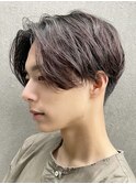 渋谷メンズパーマフェザーパーマシャドウパーマセンターパート