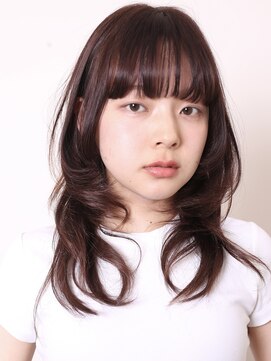 ヨファヘアー 岡本店(YOFA hair) 似合わせカット20代30代40代ワンホンレイヤーセミロング0603