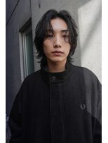 ガレージ バイ グリーン 表参道 原宿(Garage by green)&nbsp;【YUYA】ルーズフェザーボブウルフ