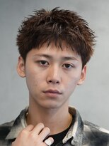 バイフィフス 原宿/表参道(by fifth)&nbsp;緩め波巻きスパイラルパーマシャドウパーマメンズセンターパート