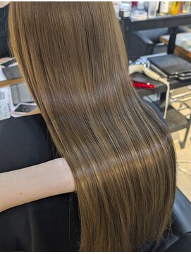 2席のみの美容室 アナイス(Anaiss) ブリーチ無しダブルカラーベージュ・髪質改善＊