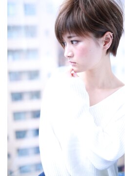 クラウドゼロ(Cloud zero) 耳かけ大人可愛い×ショートバング【Cloud zero】