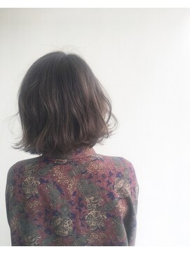 ヘアメイク オブジェ(hair make objet) 切りっぱなし ボブ