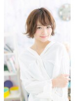 ヘアアンドビューティー ミック(Hair & Beauty miq)&nbsp;好感度大◎毛先で遊ぶ★ラブフェミニンボブ