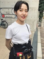 サン(son)&nbsp;センターパートスタイル