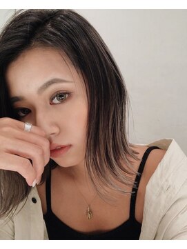 メリー(merry craftsman's factory) バレイヤージュ、ハイライトグレージュアッシュベージュ