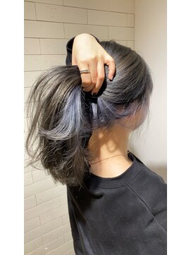 エイト 溝の口店(EIGHT) 【EIGHT溝の口】お客様スタイル_デザインカラー切りっぱなしボブ