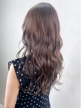 アルバム 銀座(ALBUM GINZA) モカベージュ_ココアブラウンフリンジウェーブ_ba303672