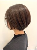 AVEDAカラー×ショコラブラウン  グラデーションボブ
