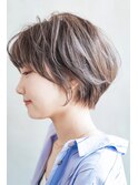 【roijir表参道】くびれショート×グレー系カラー