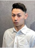 バーバーカット黒髪アップバングストリート【藤本ユースケ】0730