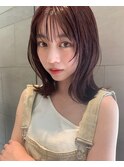 【自由が丘SENSE】くびれミディ×外ハネスタイル