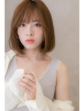 カバーヘアアンドスパ ブリス 浦和(COVER HAIR&SPA bliss) 大人かっこいいカーキアッシュ前下がりボブY浦和20代30代40代