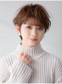 ショートボブ 大人可愛い 美シルエット 青山 表参道 30代40代