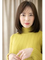 カバーヘア ブリス 上尾西口店(COVER HAIR bliss) オーガニックカラー前下がり小顔ワンカールZ上尾30代40代50代