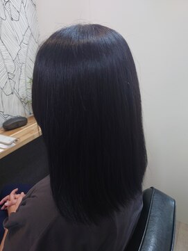 ヘアーカルチャー 小倉台店 HAIR CULTURE ミディアムストレート艶髪ロング髪質改善大人可愛い