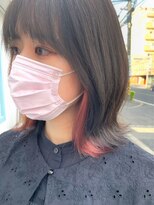 リコ 池袋東口店(Liko)&nbsp;くびれヘア×イヤリングカラー【Liko/池袋東口店/南池袋公園隣】