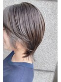切りっぱなしボブハイライトカラー ミニボブ ウルフインナー