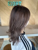 エイト 沖縄豊崎店(EIGHT toyosaki)&nbsp;【EIGHT豊崎】お客様スタイル_透け感なフォギーグレージュ