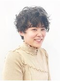 【松戸 藤原】ニュアンスパーマショート 大人かわいい