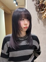 メゾンドイギー(MAISON de IGGY)&nbsp;暗髪ハイトーン/レイヤー/韓国/ロングレイヤー/内巻き