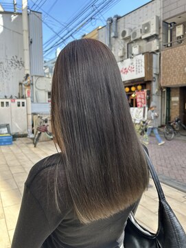 アース 高円寺店(HAIR & MAKE EARTH) 透明感グレージュ! 【@mppp_32485】