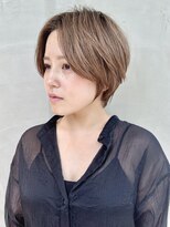 ビュートリアム 南青山(BEAUTRIUM)&nbsp;大人ハンサムショート前髪なしショートショートボブ30代40代