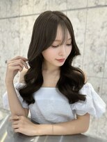 シーシンジュク 新宿南口(Sea shinjuku)&nbsp;ミディアム×暗めカラー[デザインカラー/フェイスフレーミング]