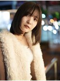 顔周りレイヤー＆ミディアムボブ 20代 30代 40代