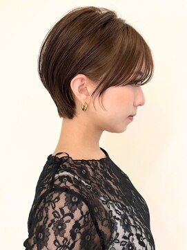 ネイロ バイ ジルブラン 葛西(NeiRo by JIL BLAN) ハイライト白髪ぼかしダブルカラーインナーカラーショートボブ