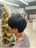 メンズショート×ニュアンスパーマ