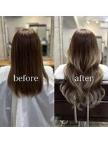 ルフレ 新宿本店2nd(Reflet) ○プルエクステbefore after