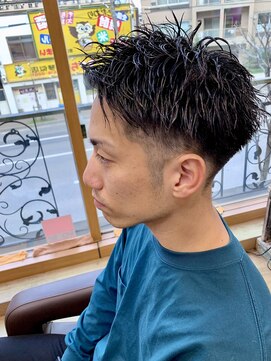 ハツ 橋本(HATSU) フェード◎ツイストパーマ【佐藤こうや】