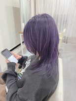 テジナ(tejina)&nbsp;ウルフカット×ラベンダーパープル