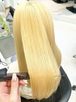 ユー イケブクロ(u Ikebukuro)&nbsp;ミルキースムース/髪質改善/ホワイトブロンド/ダブルカラー