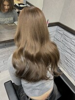 ジゼル 小倉(GiseL)&nbsp;オリーブベージュ ブリーチなしダブルカラー