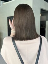 ヘアー アイス ルーチェ(HAIR ICI LUCE)&nbsp;ブリーチなしダブルカラーオリーブベージュ夏カラー透明感/今枝