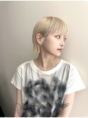 【arteHAIR】ハイトーンショート × エッジィモード