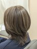 【ケア度★★★☆☆】カット・艶カラー・５種トリ・予防美容