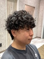ステレオ ヘアデザイン 安城店(STEREO HAIR DESIGN)&nbsp;ナチュラルマッシュ×スパイラルパーマ（11月）