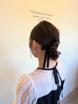 ブラック(BLUCK)&nbsp;ルーズシニヨンヘアセット