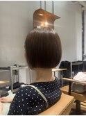 まとまりの良い丸みボブ◎