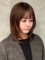 キリ 逗子(kiri)&nbsp;逗子葉山顔周りレイヤーカット顔まわりレイヤーカット小顔m73